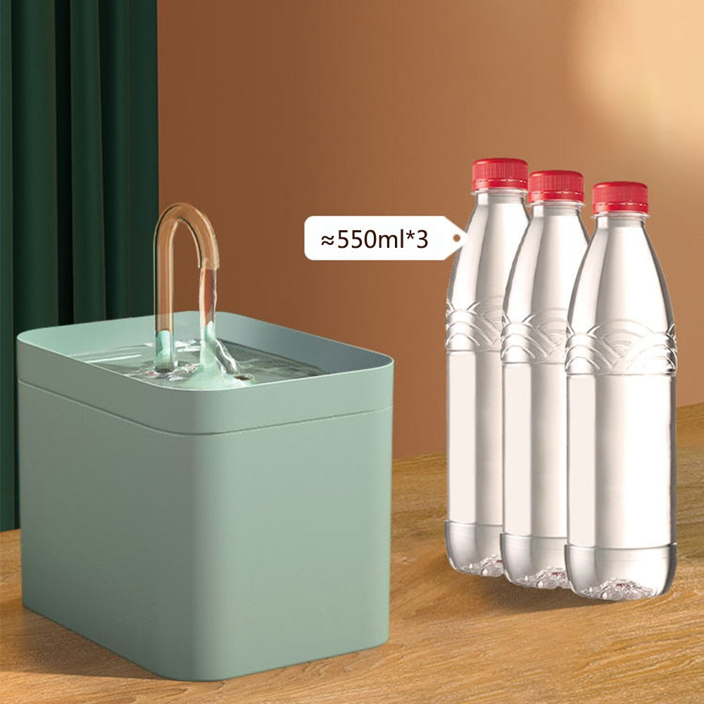 Cat Water Fountain Auto Filter USB Electric