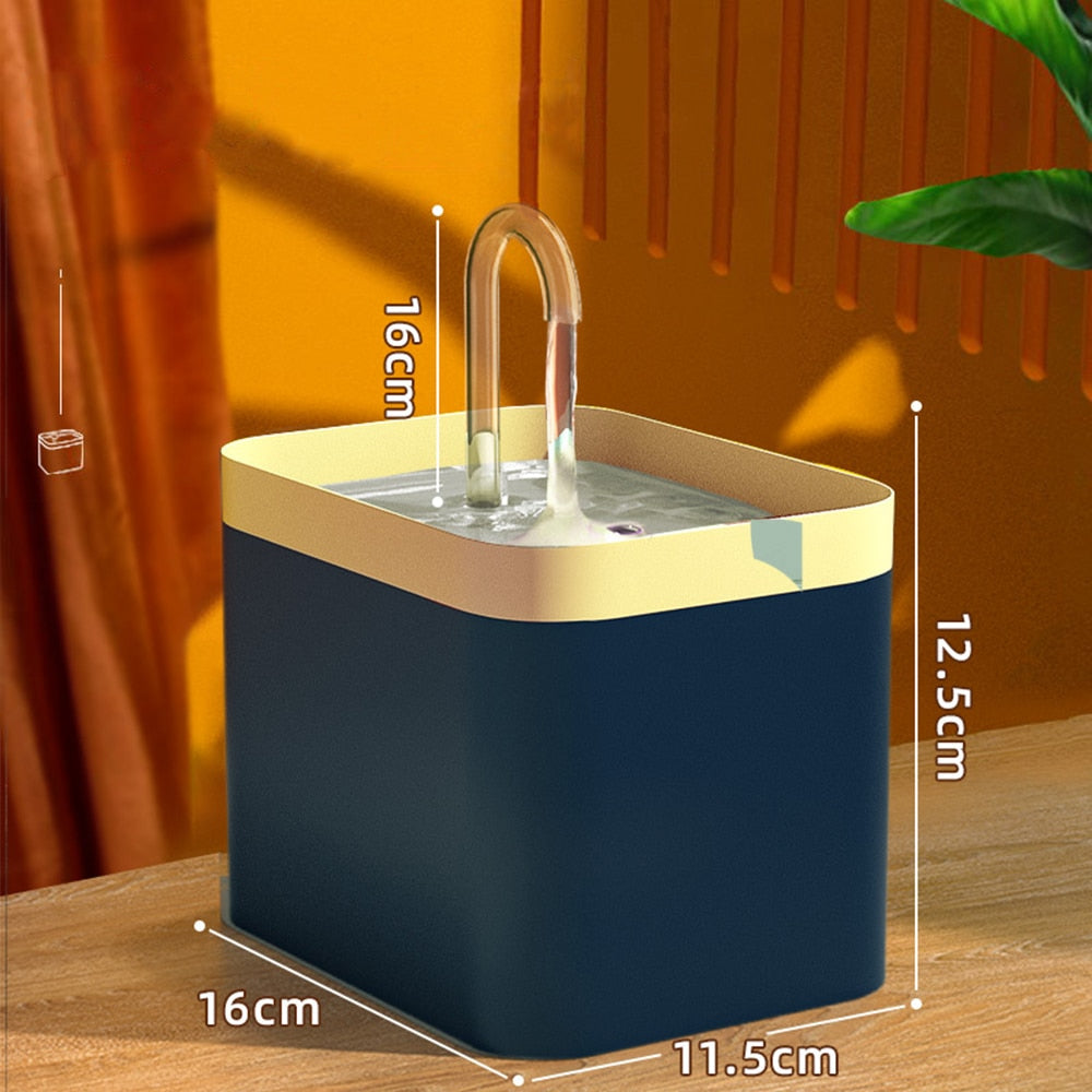 Cat Water Fountain Auto Filter USB Electric